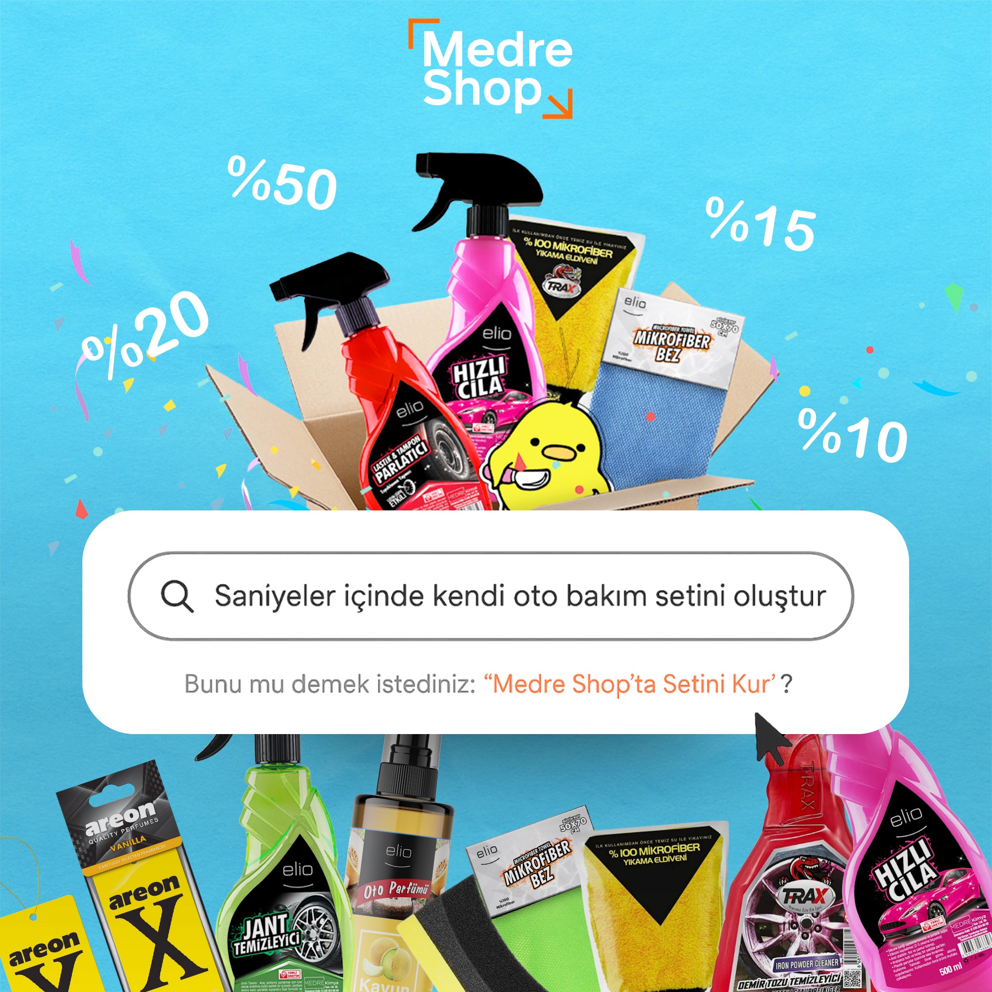 Medre Shop™ Sana Özel Bakım Setini Kolayca Oluştur, Hemen Başla!