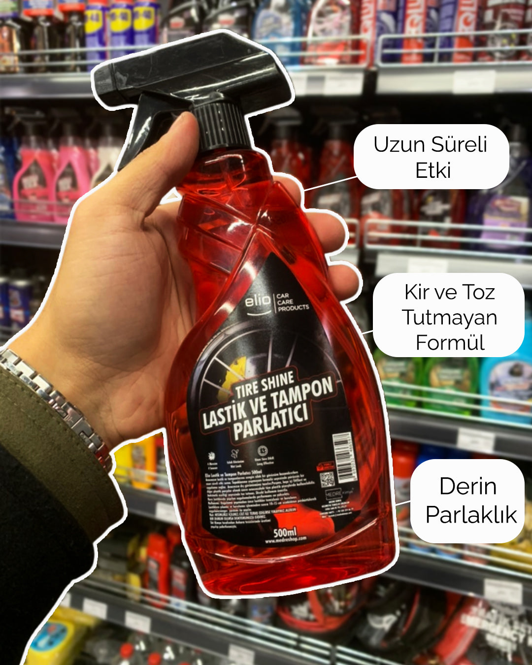 Elio Lastik Ve Tampon Parlatıcı 500ml